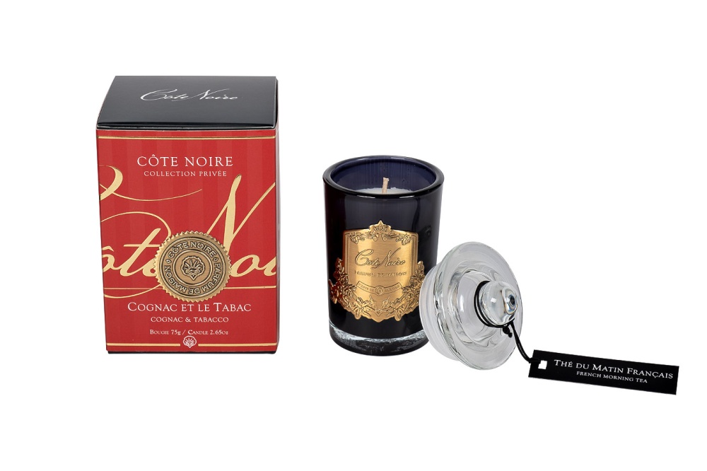 Свеча ароматическая Cognac/Tobacco 6CN-75240